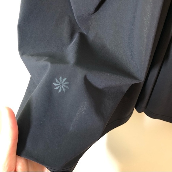 Athleta Black Racerback  Tank with Logo Size 1X - Picture 4 of 5